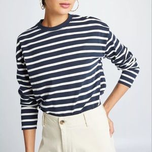 SONOMA sleepwear cotton stripes shirt top tee